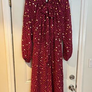 Elegant Polka Dot Dress